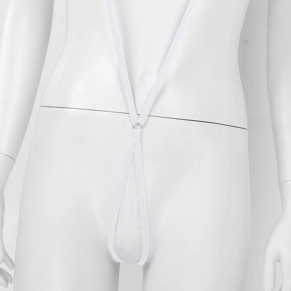 Women's Micro Bodyisuit Sheer Lace Bikini Lingerie Set
Erotic Babydoll Sleepwear - Picture 6 of 7